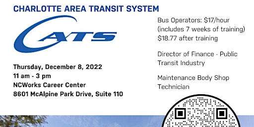 CATS (Charlotte Area Transit System) Hiring Event