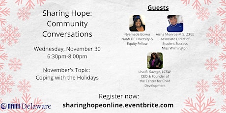 Sharing Hope: Community Conversations