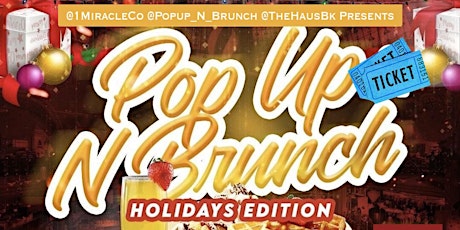 Pop Up N Brunch!! = Brunch + Pop Up Shop!!