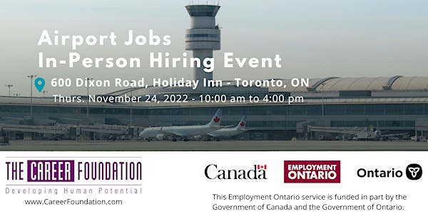 Airport Jobs - In-Person Hiring Event