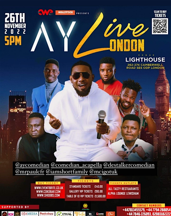 AY LIVE IN LONDON Ft  AyComedian, Accapella, Destalker @ LightHouse image