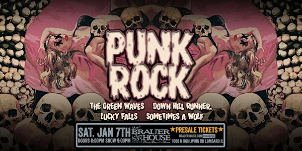 Punk Rock Night ft. The Green Waves, Downhill Runner & guests