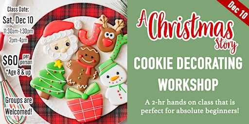 Copy of Christmas Cookie Decorating Class for Beginners (2pm-4pm)