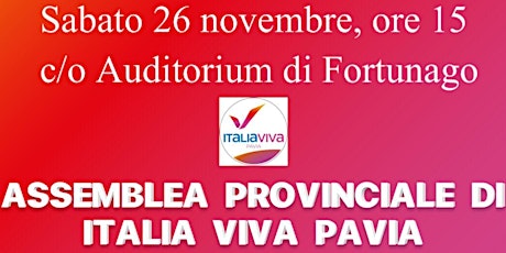 Assemblea di Italia Viva provincia di Pavia