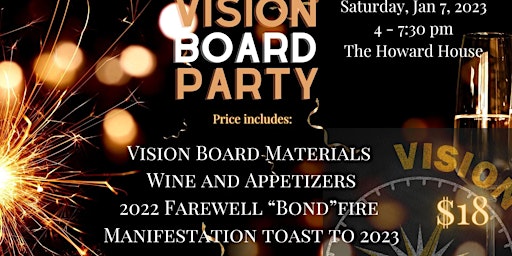 Vision Board Party and "Bond"Fire 2023
