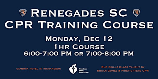 Renegades SC - CPR Training Course