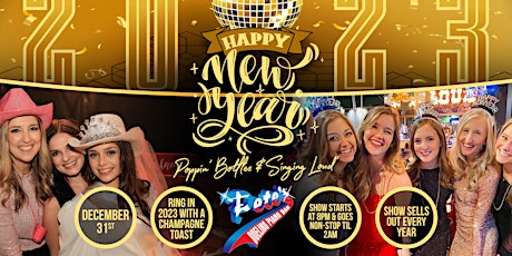 New Year’s Eve Celebration @ Pete’s Piano Bar Fort  Worth - Ringing in 2023
