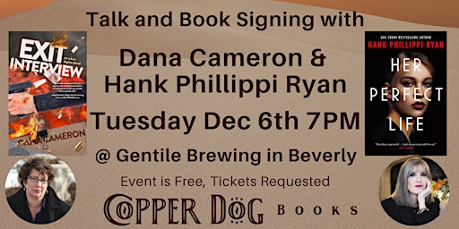 Book Launch at Gentile Brewing with Dana Cameron and Hank Phillippi Ryan