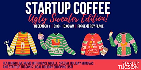 Startup Coffee Ugly Sweater Edition