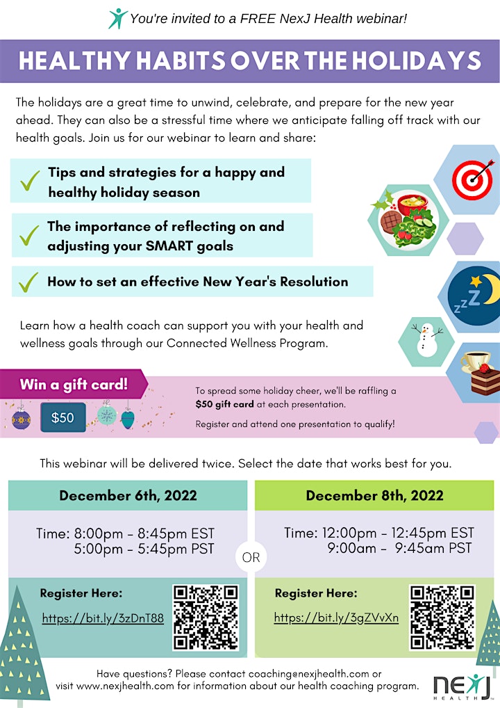 Webinar: Healthy Habits Over the Holidays image