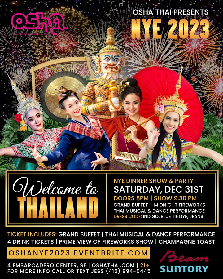 New Year's Eve at Osha Thai - Welcome to Thailand image