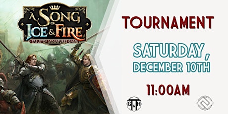 December Song of Ice and Fire Tournament