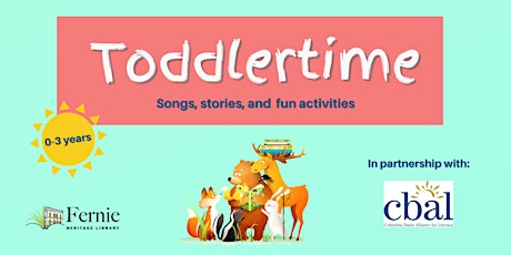 Toddlertime with CBAL December Session