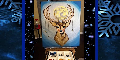 Ruby’s Paint n' Sip @Euryale!!!  Winter Deer