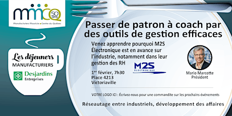 M2S Électronique: Passer de patron à coach par des outils de gestion efficaces primary image