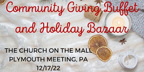 Community Giving Buffet and Holiday Bazaar