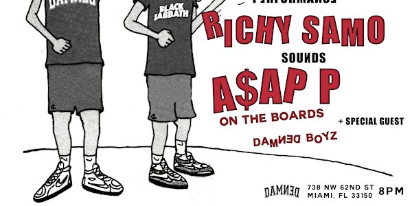 DAMNED POP-UP SHOP PARTY