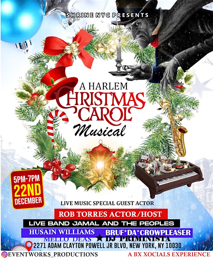 THE HARLEM  CHRISTMAS CAROL MUSICAL SHOW image