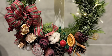 Christmas Wreath & Dried Flower Ornament Workshop