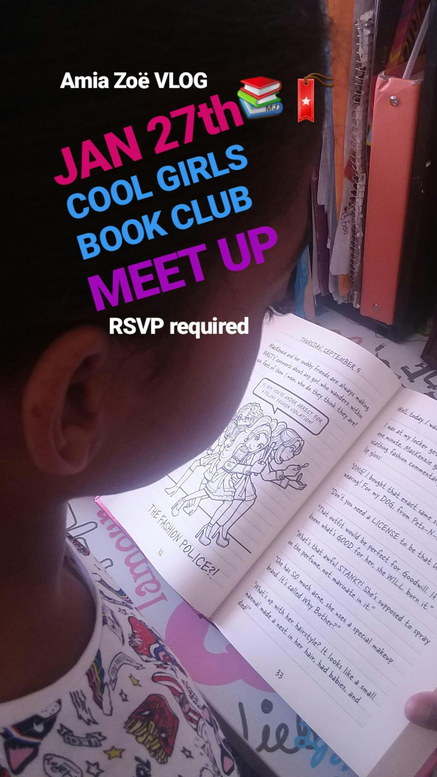 COOL GIRLS BOOK CLUB MEET UP 