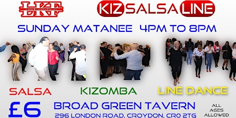 Kiz Salsa Line Sunday Matanee Dance Party in Croydon primary image