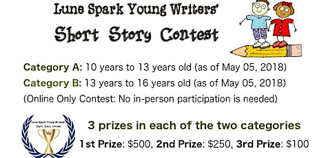 2018 Young Writers' Online Short Story Contest primary image