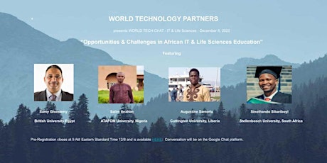 World Tech Chat - Opportunities & Challenges in African IT & Life Sciences