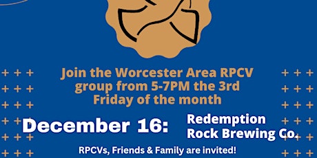 RPCV TGIF 3rd Friday: December @ Redemption Rock