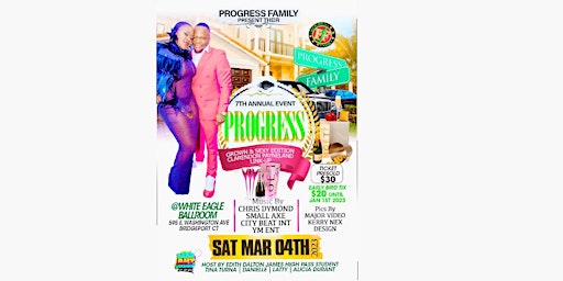 Progress 7th annual event Saturday march4 2023 Chris dymond live inna CT’s