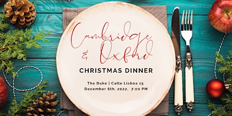 Imagen principal de Cambridge  & Oxford Christmas Dinner 2022