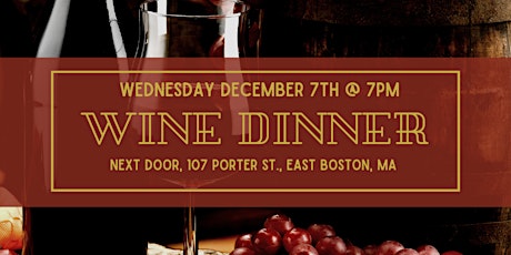 Five Course Wine Dinner Pairing