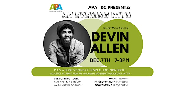 APA | DC Presents: An Evening with Devin Allen