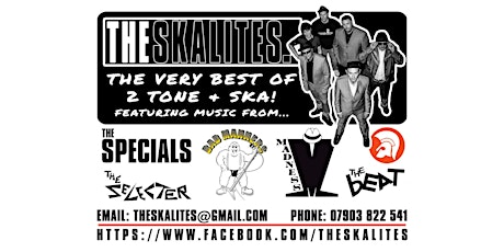 The Skalites + The Skaman @ Old Dartfordians (Bexley) primary image