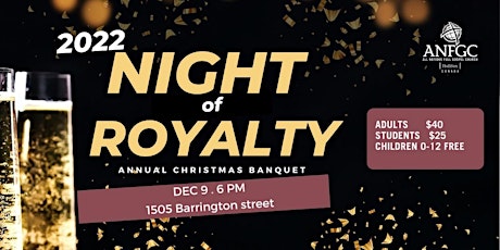 ANFGC Halifax: A Night of Royalty
