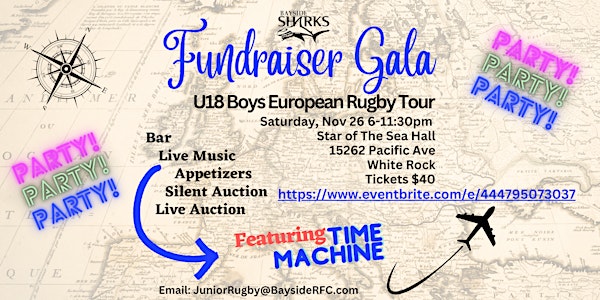 U18 Boys European Rugby Tour Fundraiser Gala