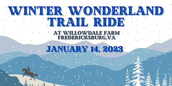 CCAS Winter Wonderland Trail Ride Fundraiser
