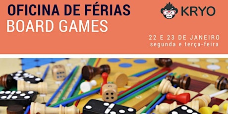 Imagem principal do evento FÉRIAS NA KRYO: OFICINA DE BOARD GAMES - a partir de 13 anos