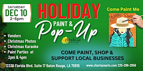 Holiday Paint & Pop Up