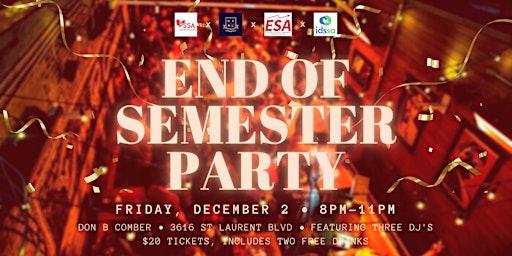 End of Semester Party