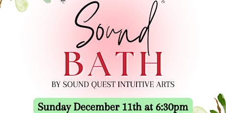SOUND Bath with Crystal Singing Bowls