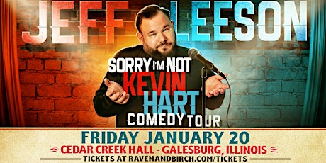 Comedian Jeff Leeson - Sorry I'm Not Kevin Hart Tour