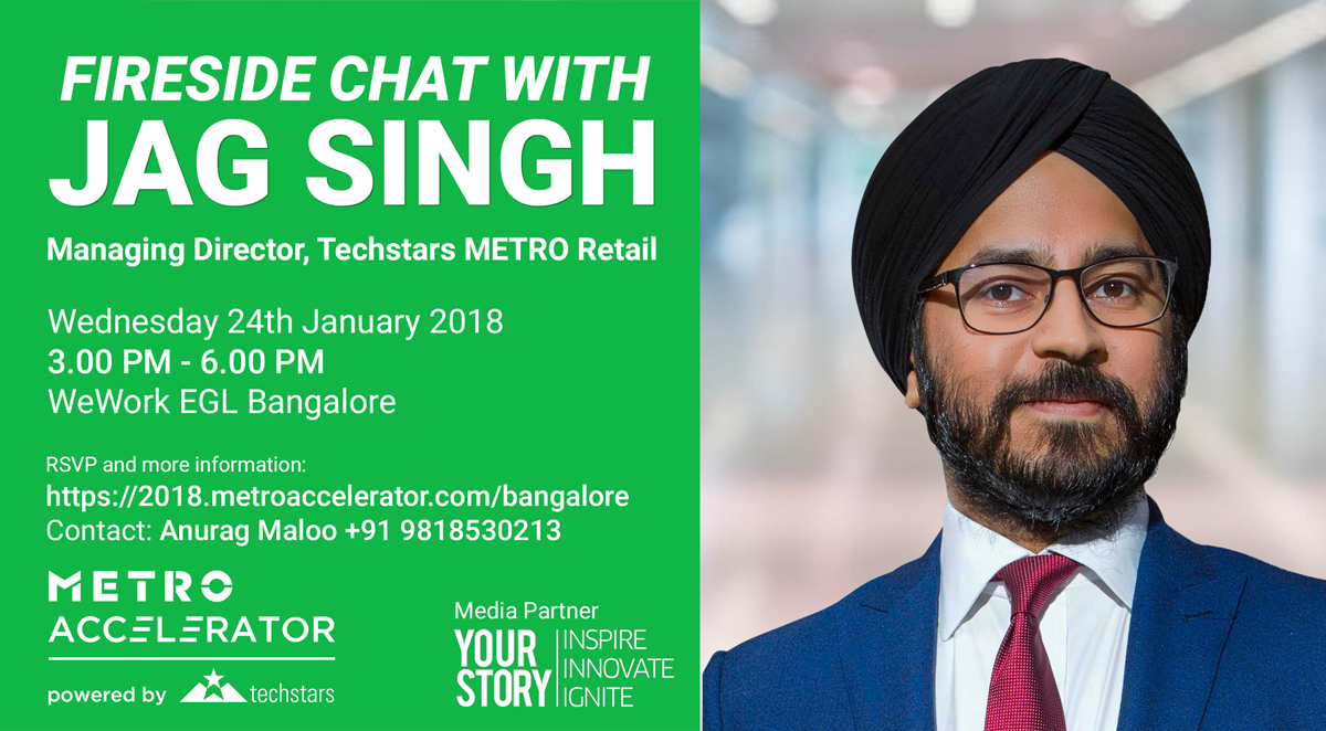 Fireside Chat with Jag Singh, Techstars METRO Retail (Bangalore)