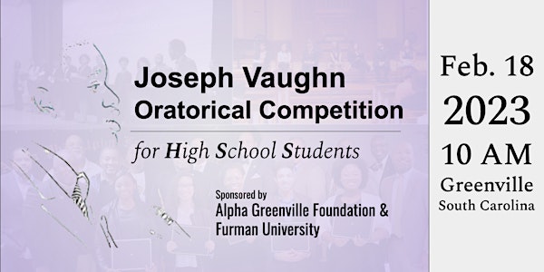 2023 Joseph Vaugh Oratorical Final Competition