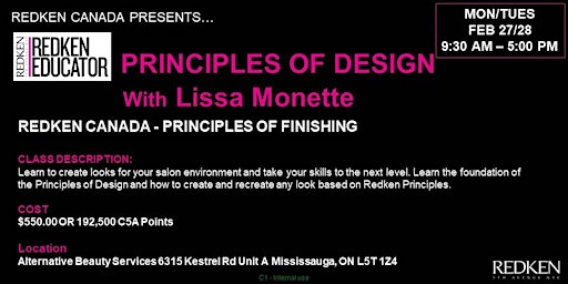 REDKEN CANADA - PRINCIPLES OF DESIGN with LISSA MONETTE