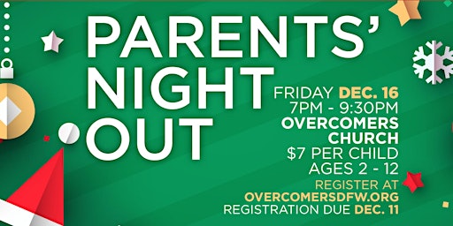 Overcomers Parent Night Out