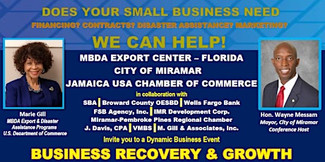 Image principale de Business Recovery & Growth Worshop - City of Miramar