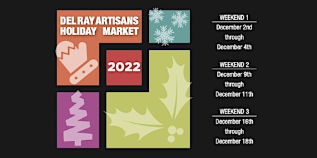 27th Annual Fine Art & Fine Craft HOLIDAY MARKET at Del Ray Artisans