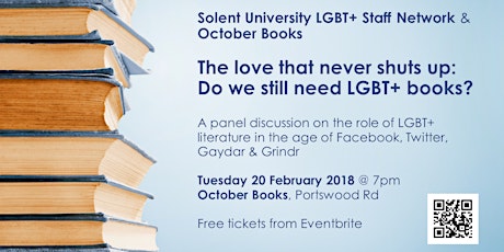 The Love that Never Shuts Up: Do We Still Need LGBT+ Books? primary image