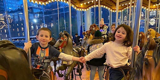 Chanukah at Jane's Carousel with Rides, Ice Menorah, Arts & Crafts and Food