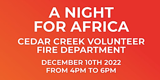 A NIGHT FOR AFRICA